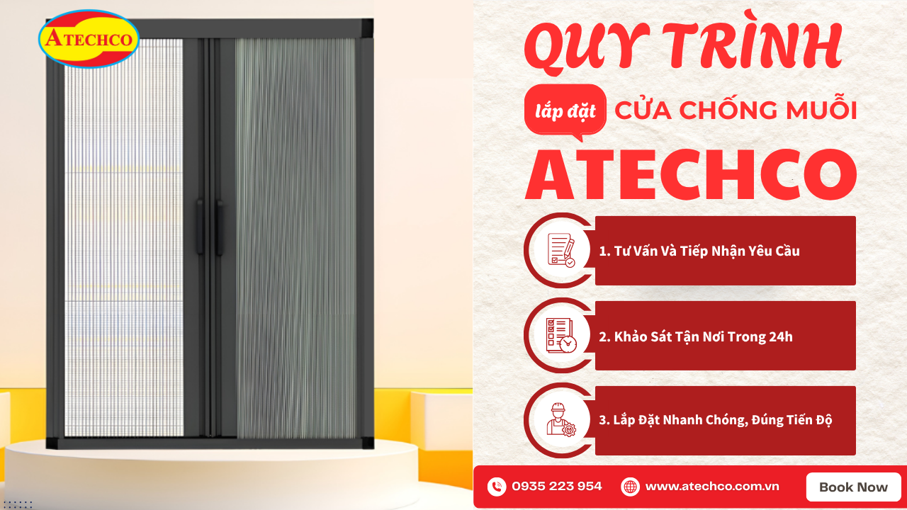 Cửa chống muỗi Hóc Môn.
