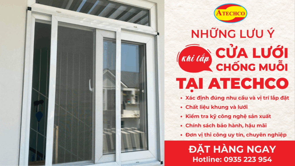 Cửa lưới chống muỗi Quận Gò Vấp – Giải pháp hiệu quả từ Atechco 5 Cửa lưới chống muỗi quận Gò Vấp.