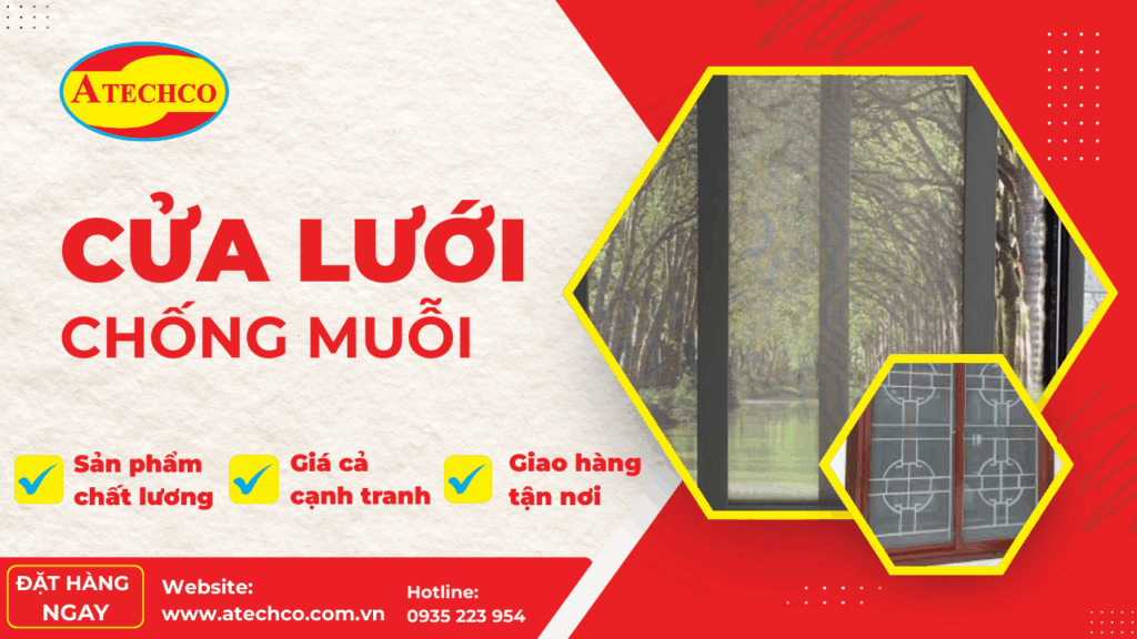 Cửa lưới chống muỗi Quận Gò Vấp – Giải pháp hiệu quả từ Atechco 6 Cửa lưới chống muỗi quận Gò Vấp.