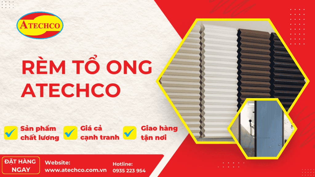 Lắp đặt rèm tổ ong Quận Bình Tân TP HCM 6 Dịch vụ lắp đặt rèm tổ ong Quận Bình Tân tại Atechco