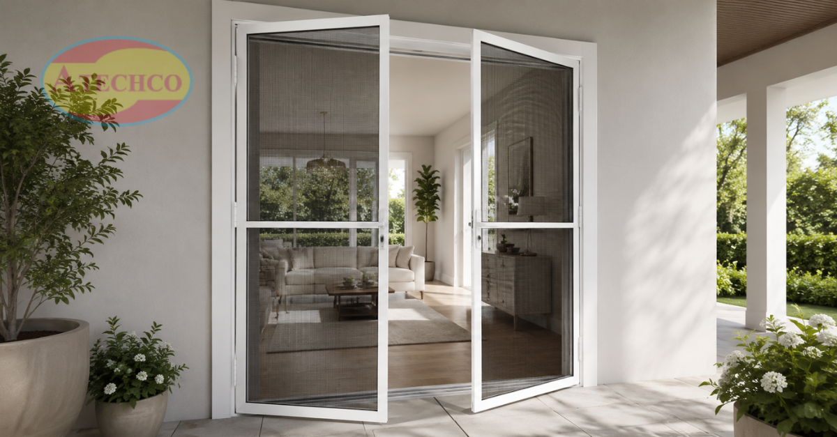 Cửa lưới gi&uacute;p kh&ocirc;ng gian lu&ocirc;n tho&aacute;ng