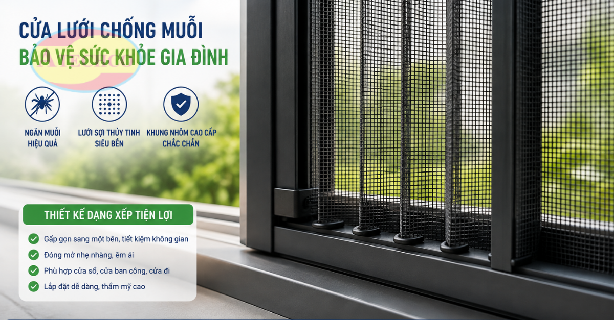 Cửa Lưới Chống Muỗi Đồng Nai Uy Tín, Bền Đẹp Lắp đặt Cửa lưới chống muỗi Đồng Nai cho nhà