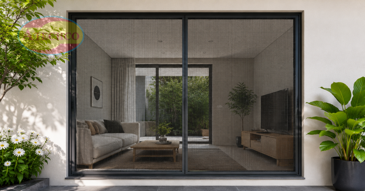 Lưới chống muỗi giữ nh&agrave; th&ocirc;ng tho&aacute;ng