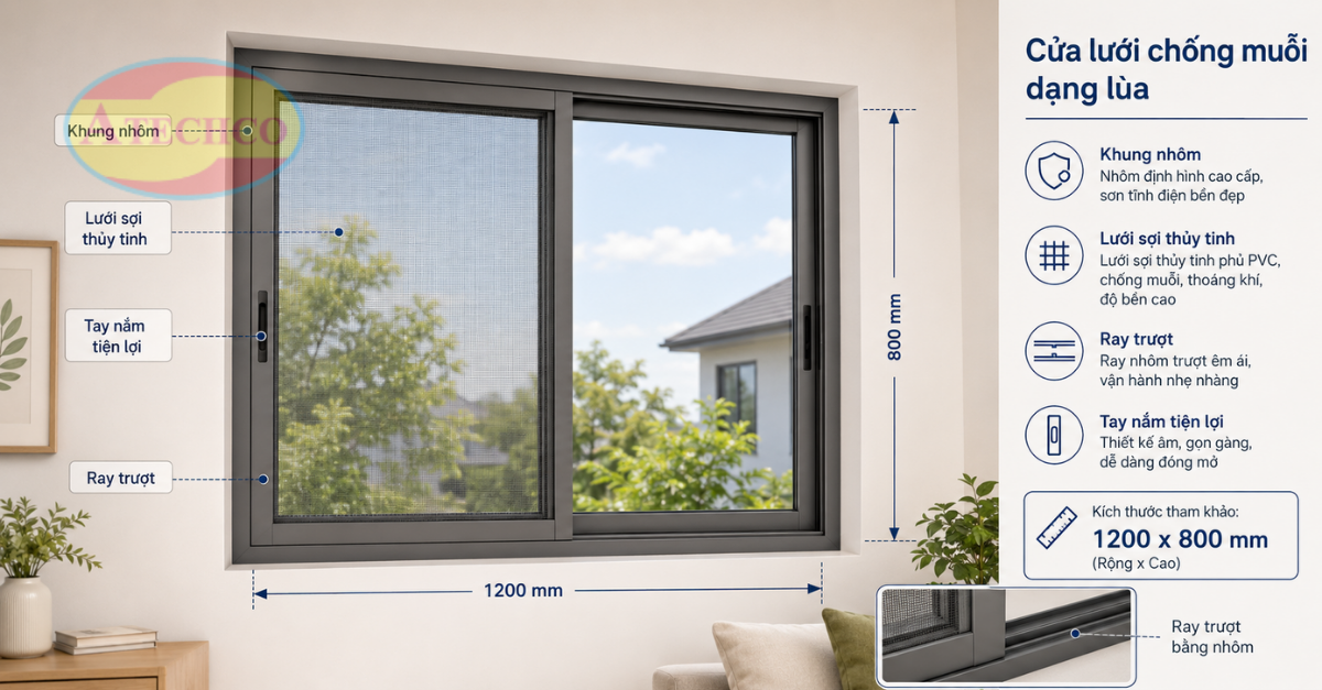 Lắp Đặt Cửa Lưới Chống Muỗi Quận 8 Bền Đẹp, Phù Hợp Mọi Công Trình Kỹ thuật đo cửa luôn chính xác