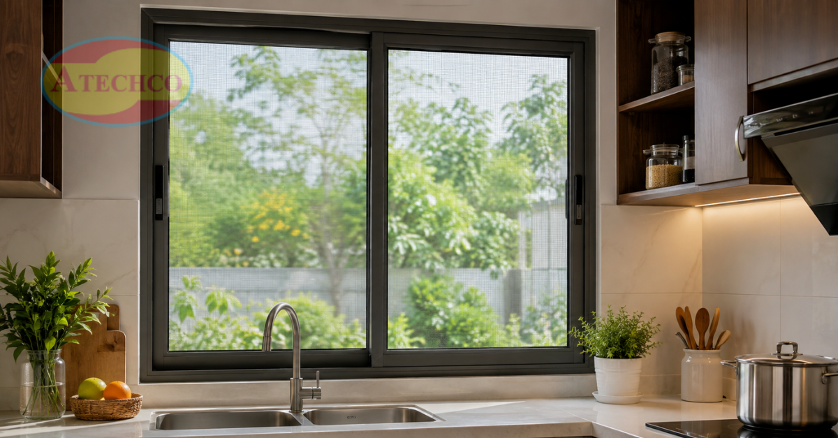 Cửa Lưới Chống Muỗi Huyện Nhà Bè – Ngăn Côn Trùng Hiệu Quả Cửa lưới dạng lùa vận hành tiện lợi