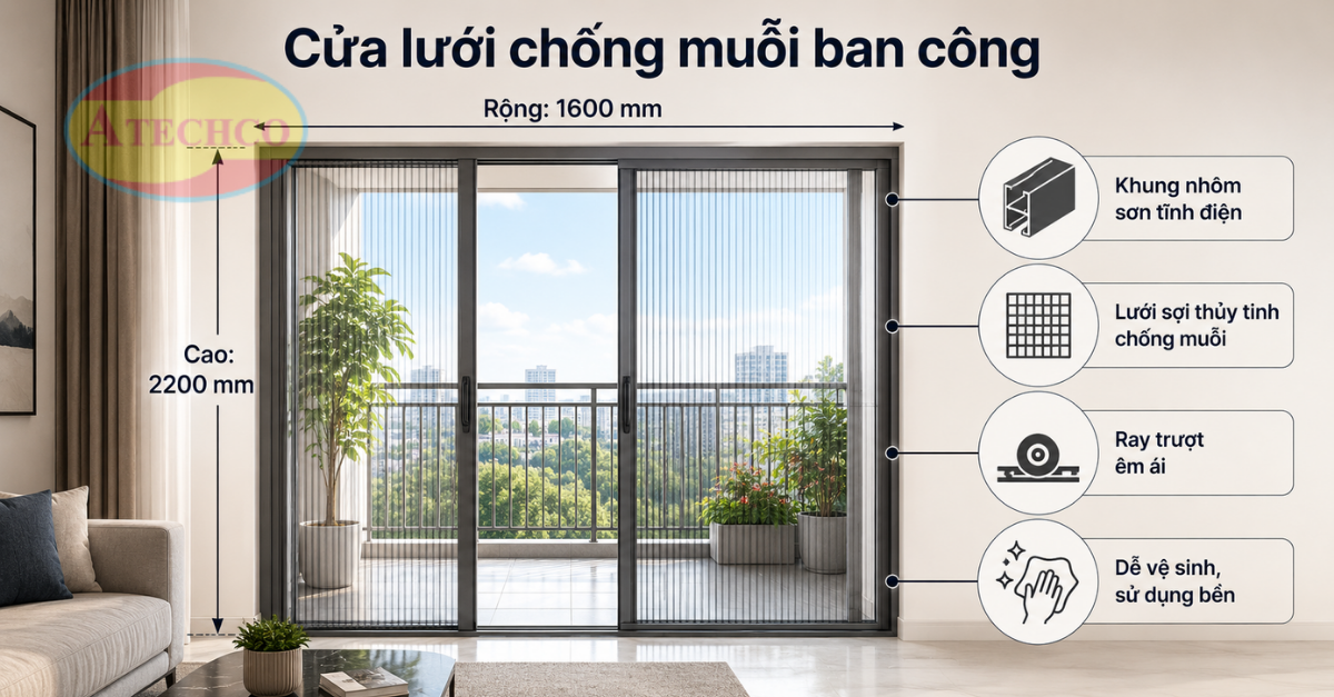 Lắp Đặt Cửa Lưới Chống Muỗi Tại Bình Chánh Uy Tín, Thi Công Tận Nơi Cửa lưới chống côn trùng hiệu quả