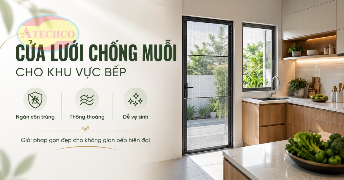 Lắp Cửa Lưới Chống Muỗi Quận Tân Phú Giá Tốt Cửa lưới cho nhà bếp đẹp