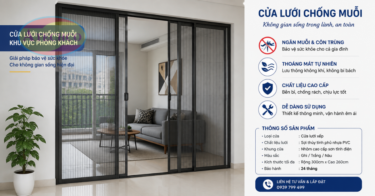 Lắp Cửa Lưới Chống Muỗi Quận Tân Phú Giá Tốt Lắp cửa lưới chống muỗi Quận Tân Phú