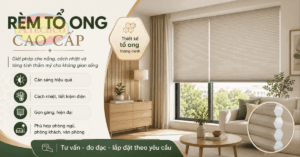 Đo đạc rèm tổ ong theo kích thước cửa thực tế