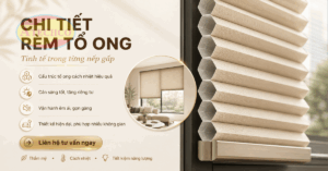 Atechco thi công rèm tổ ong tại Đồng Nai chuyên nghiệp