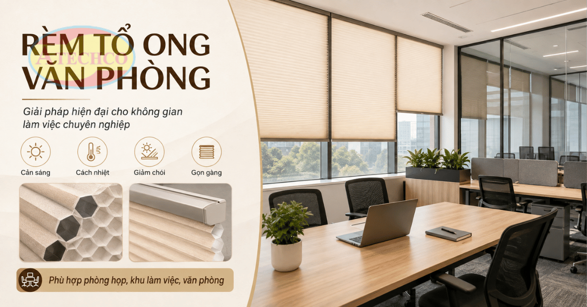 Lắp Đặt Rèm Tổ Ong Tại Đồng Nai Đẹp, Nhanh, Chuẩn Kích Thước Kỹ thuật viên đo rèm tổ ong theo kích thước thực tế cho văn phòng