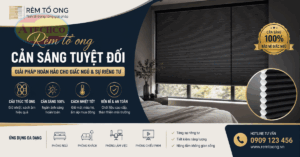 Thi công rèm tổ ong Bình Dương theo kích thước thực tế