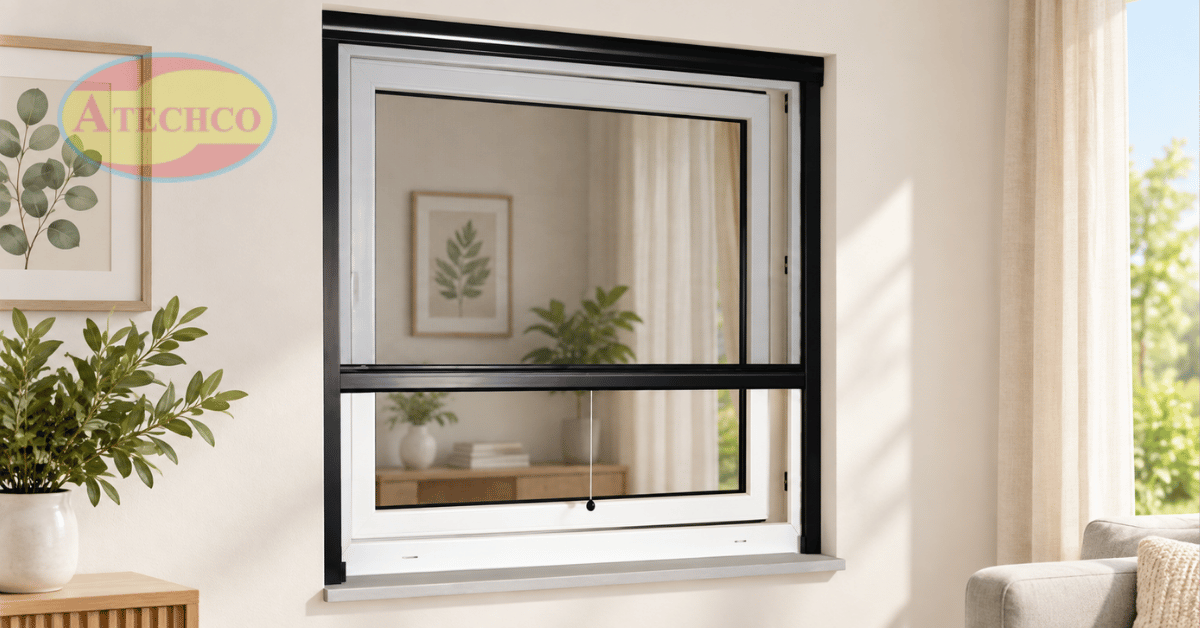 Cửa lưới chống muỗi dạng cuốn và dạng lùa khác nhau thế nào? Lắp cửa lưới chống muỗi ATECHCO