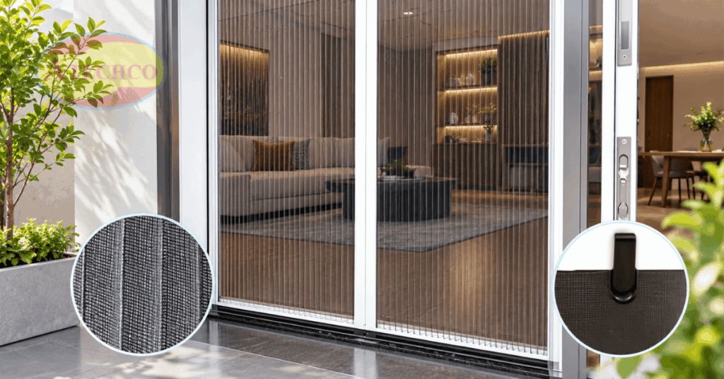 Cửa chống muỗi Đồng Nai – Lắp đặt cửa lưới chống côn trùng uy tín Cửa lưới chống côn trùng cho cửa đi