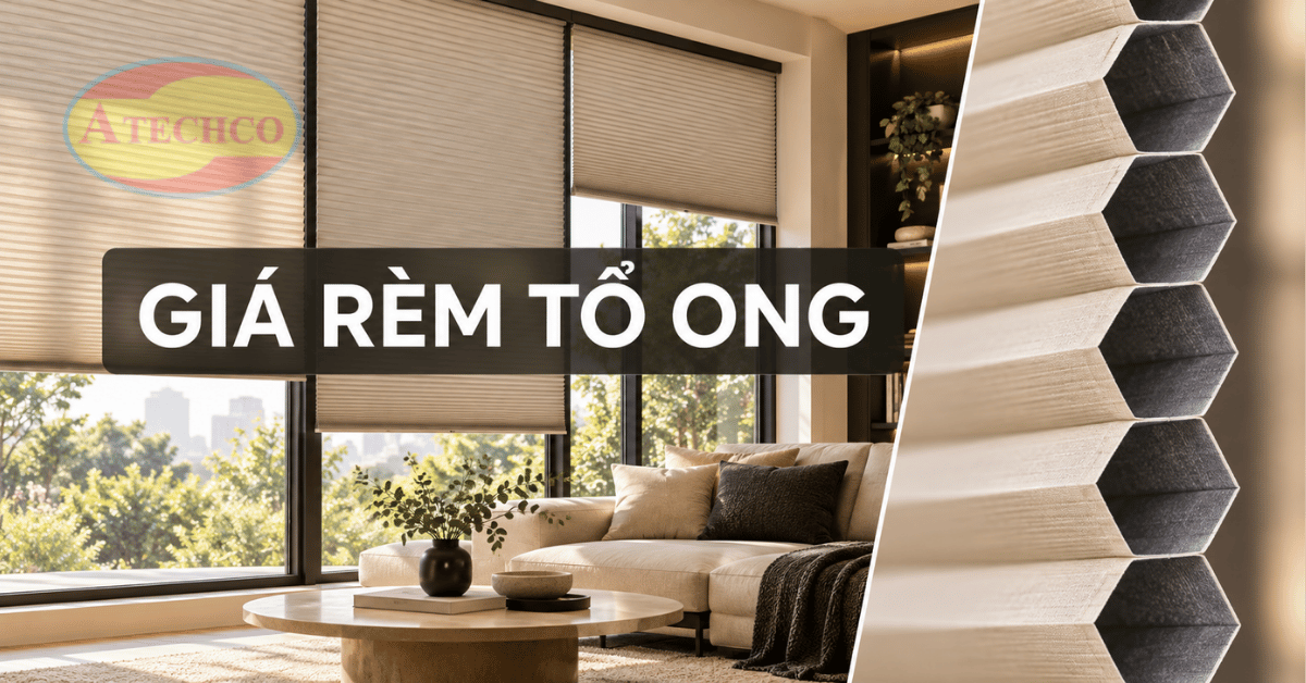 Giá rèm tổ ong bao nhiêu? Cách tính chi phí trước khi lắp đặt Giá rèm tổ ong phụ thuộc vào kích thước và kiểu lắp đặt.