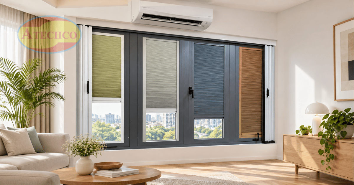 Rèm tổ ong ngăn điều hòa Thủ Đức: Chọn đúng vị trí, dùng hiệu quả Kiểm tra độ khép kín của mép rèm.